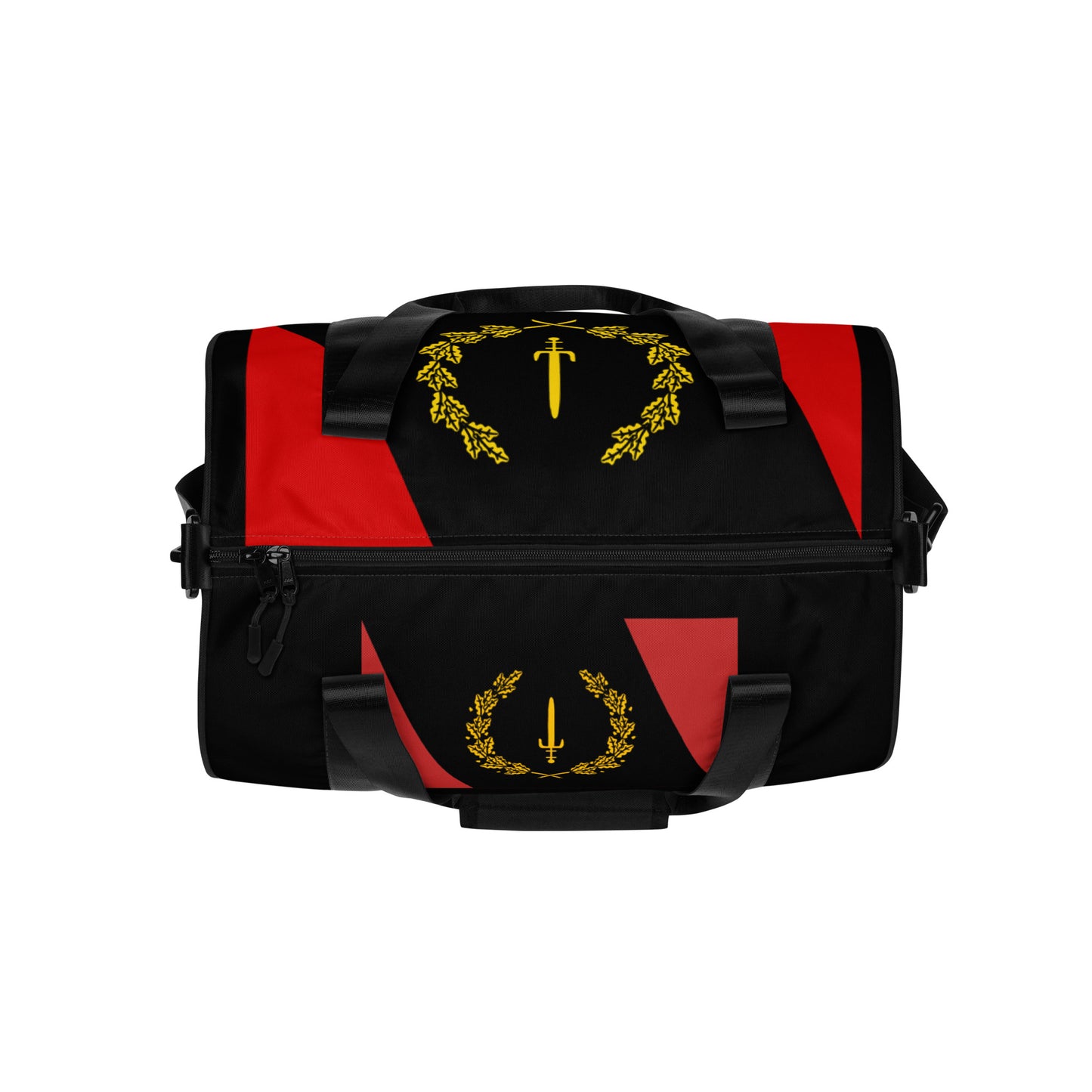 Black American Heriage Flag Gym Bag