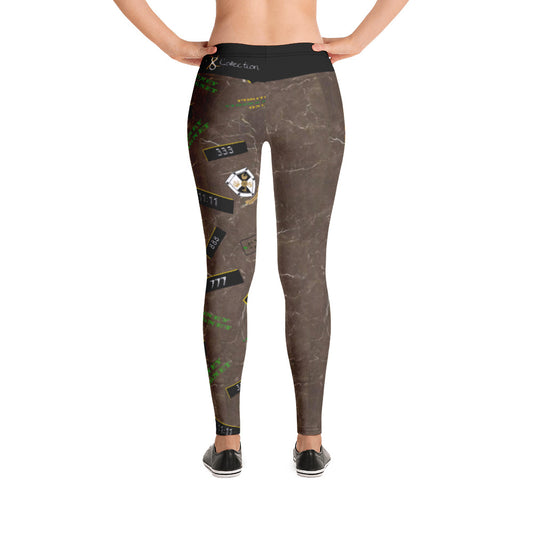 8xquiZit Collection - Women's Marble Coco-cured Leggings