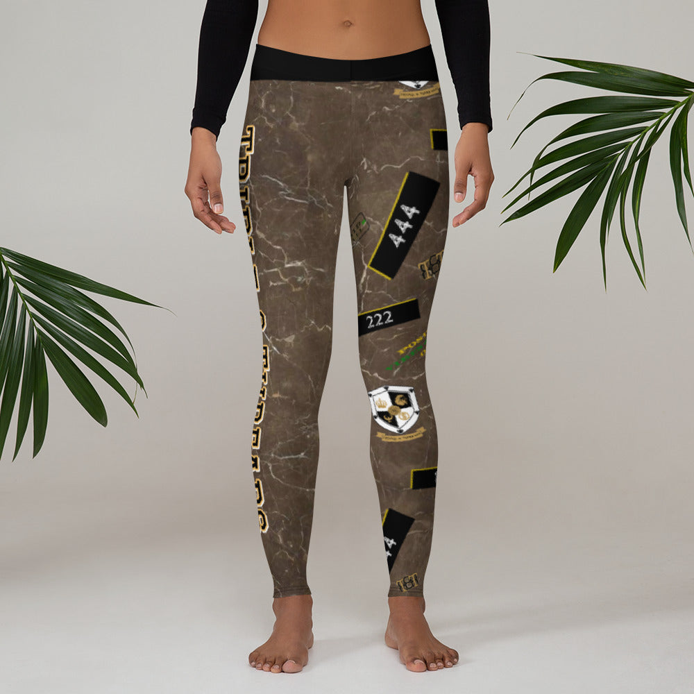 8xquiZit Collection - Women's Marble Coco-cured Leggings
