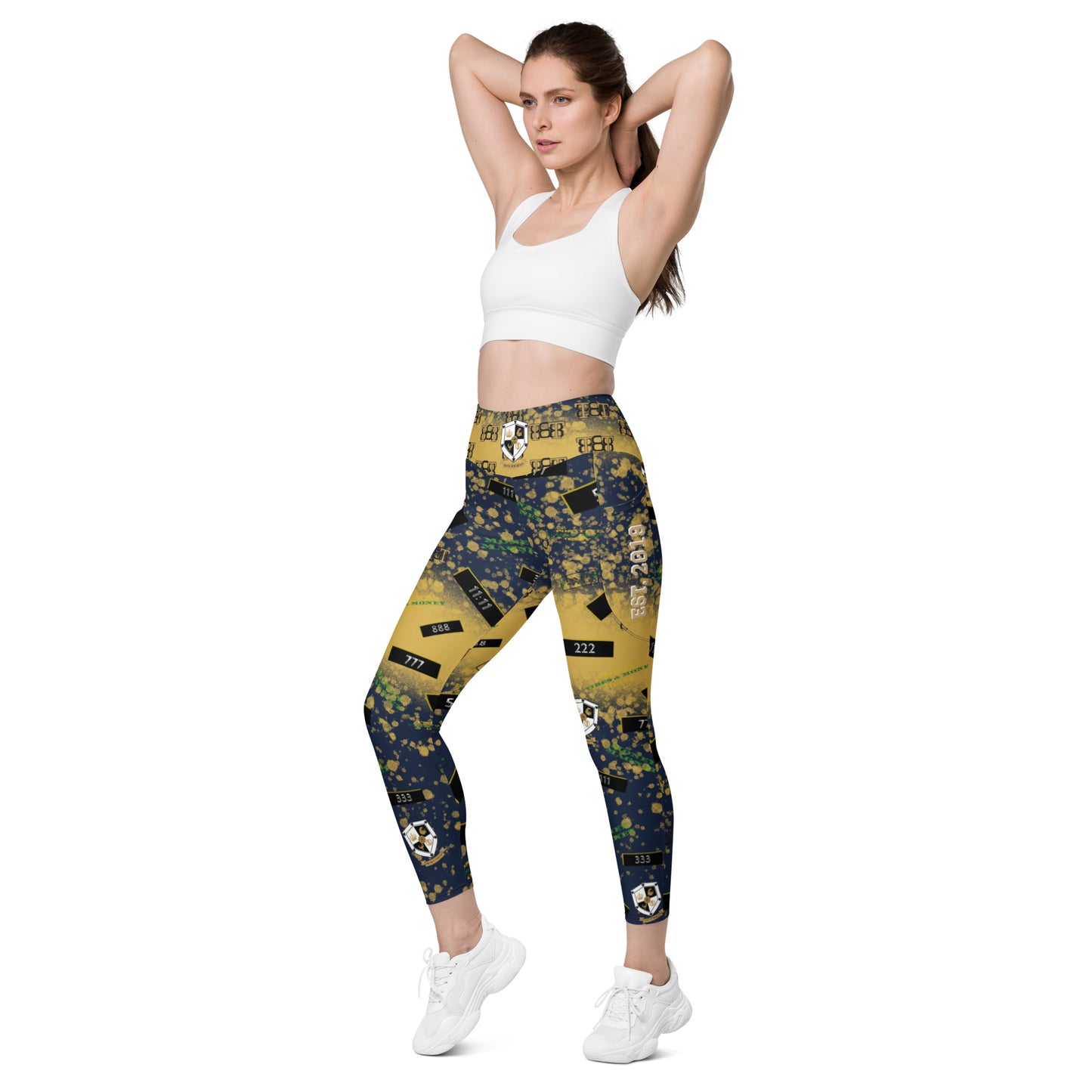 T8T Womens Sunblast Manifestation Leggings with pockets