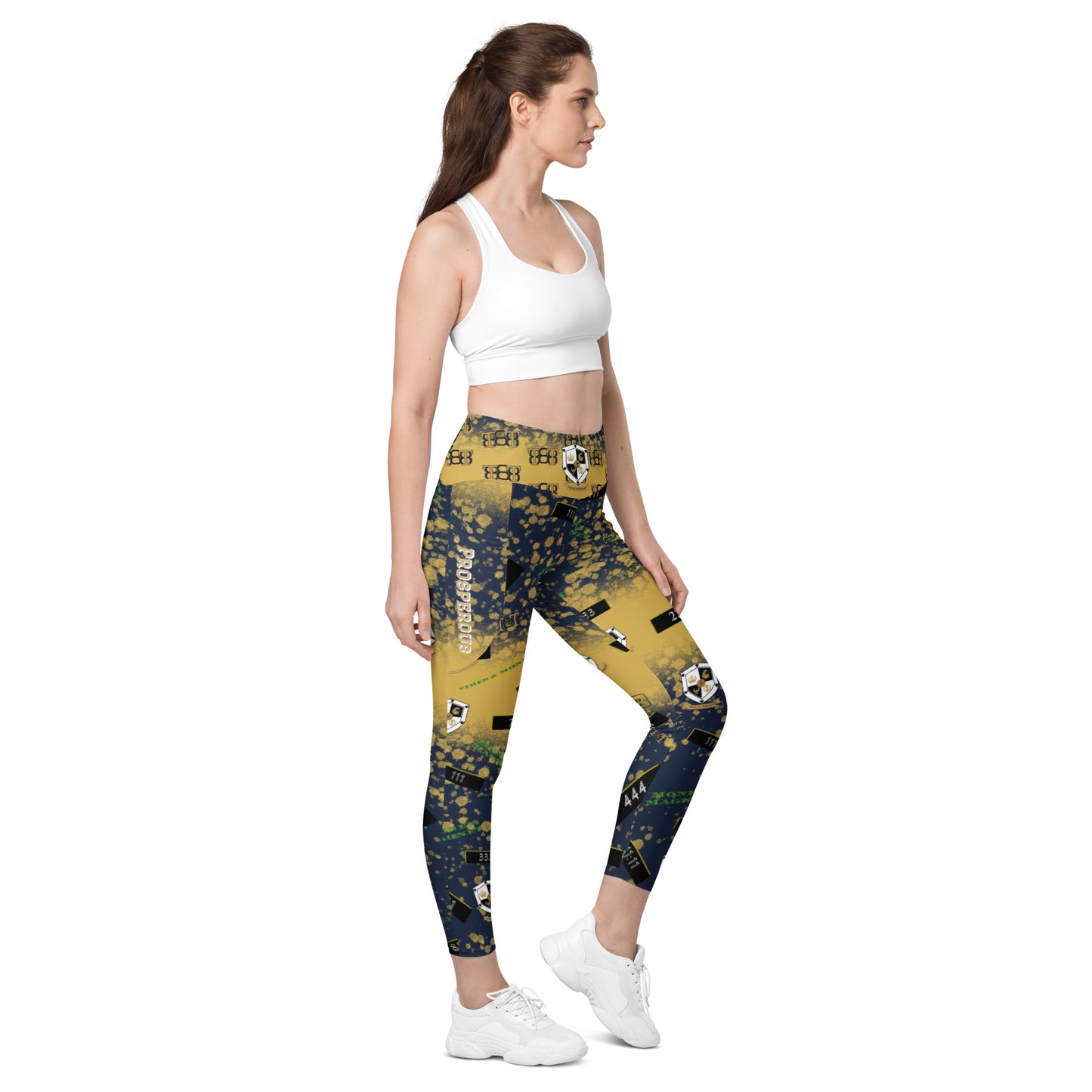 T8T Womens Sunblast Manifestation Leggings with pockets