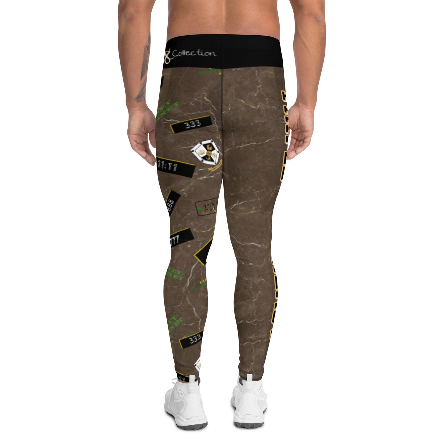 8xquiZit Collection - Men's Marble Coco-cured  Leggings