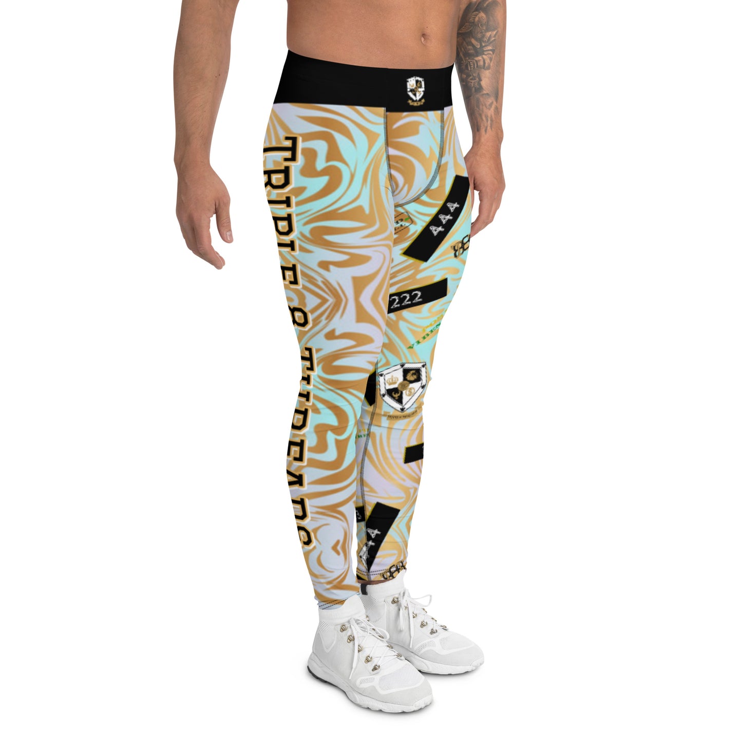 8xquiZit Collection - Pynk N Turq Jungle Luv  Men's Leggings