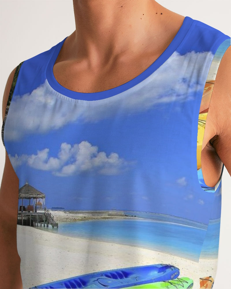 Beach Kayak Men's Sports Tank