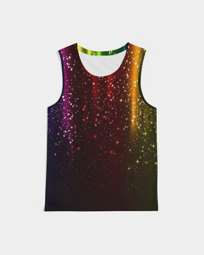 Rainbow Streak Coruscate Men's Sports Tank