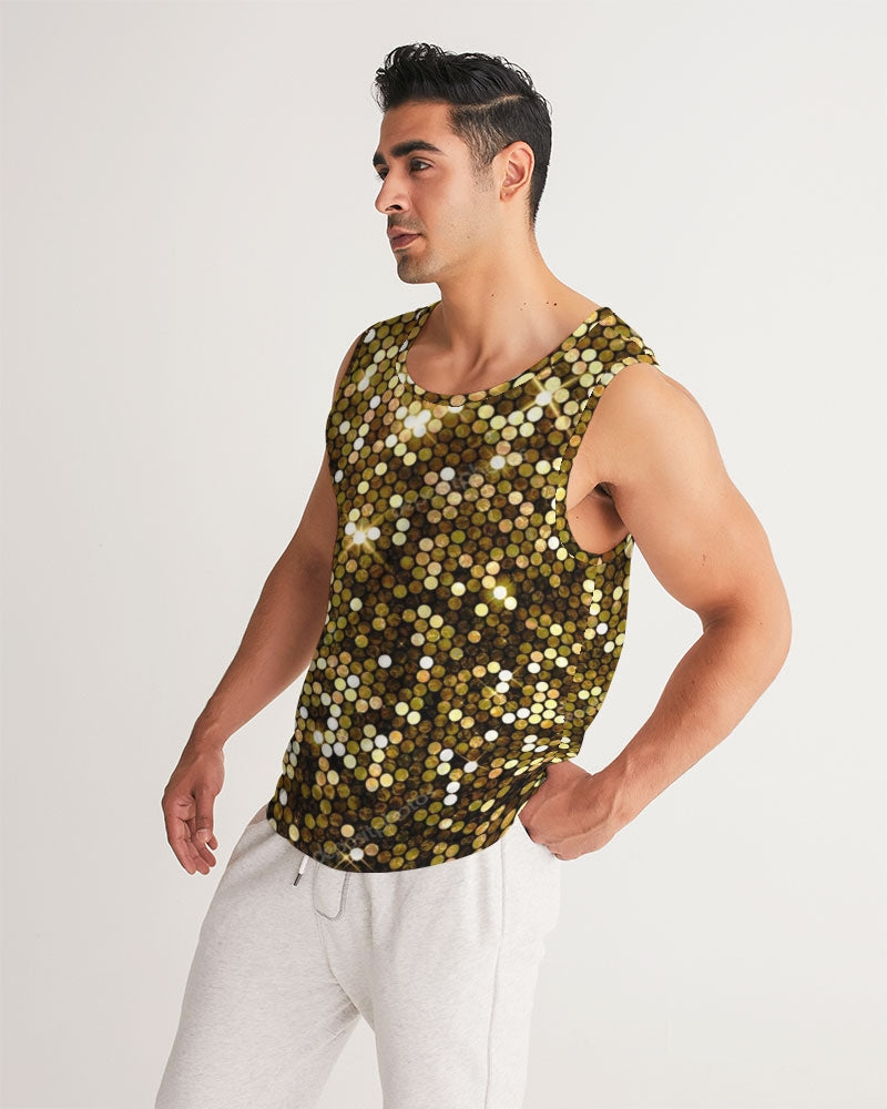 Gold Coruscate Men's Sports Tank