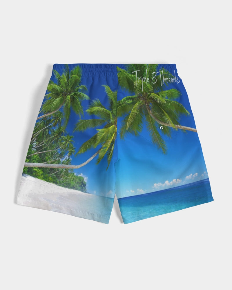 Beach Palms Men's Swim Trunk