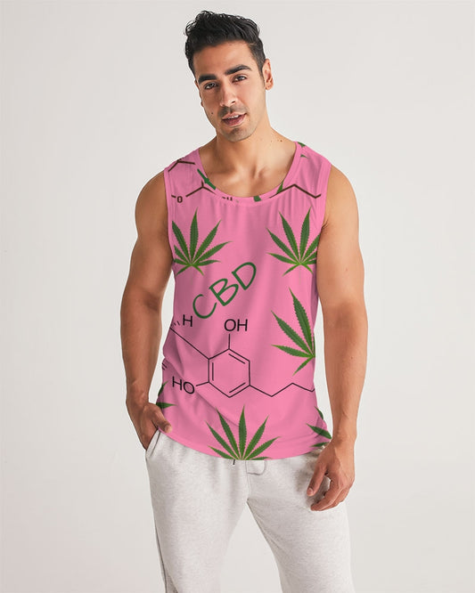 The Molecular Structure- Pink Men's Sports Tank