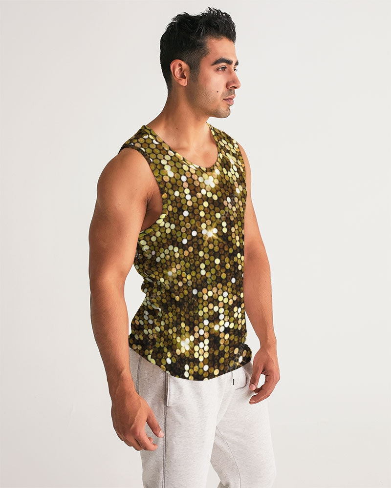 Gold Coruscate Men's Sports Tank