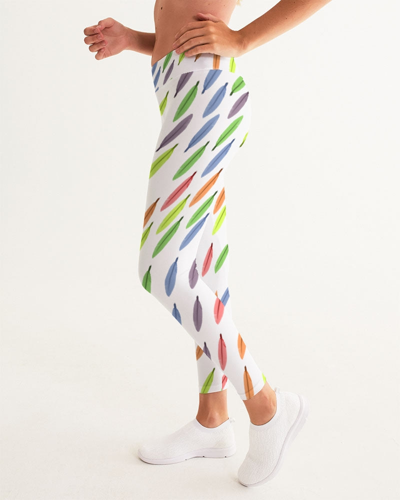 Light Neon Rainbow Women's Yoga Pants