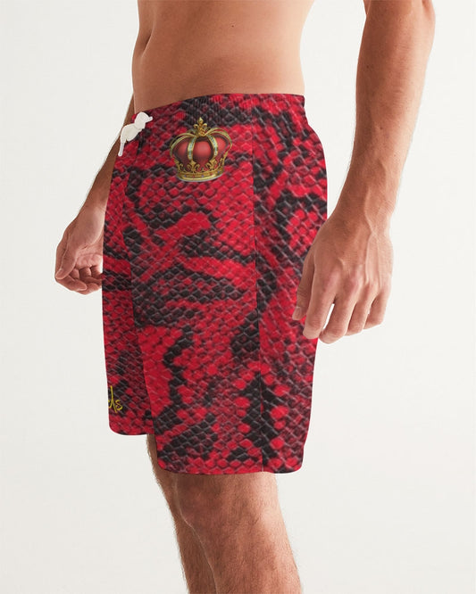 Red Snake Men's Swim Trunk