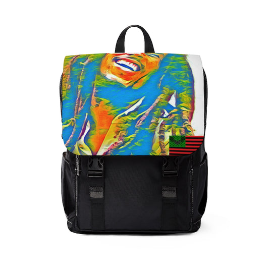 Color Bob Marley - Unisex Casual Shoulder Backpack