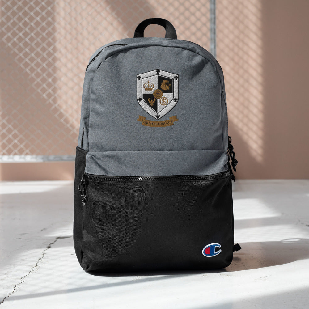 T8T Prosperity Embroidered Champion Backpack