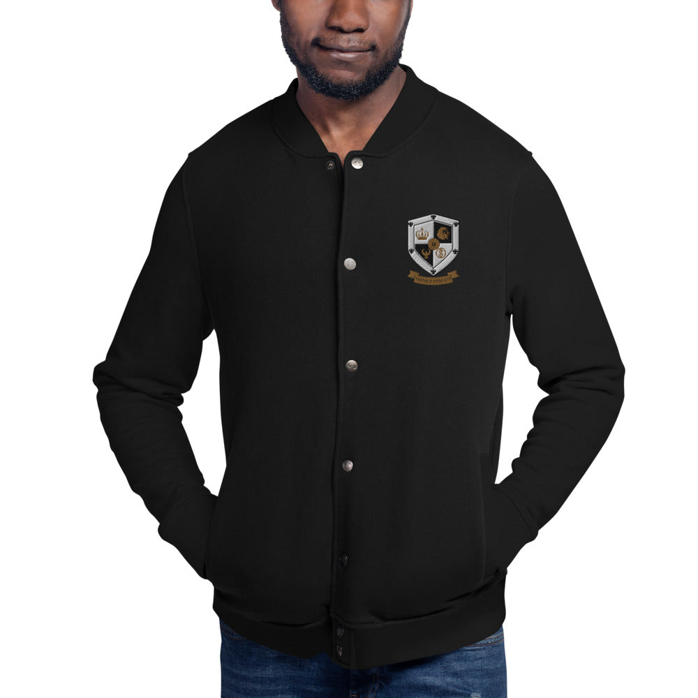 T8T Prosperity Shield - Embroidered Champion Bomber Jacket