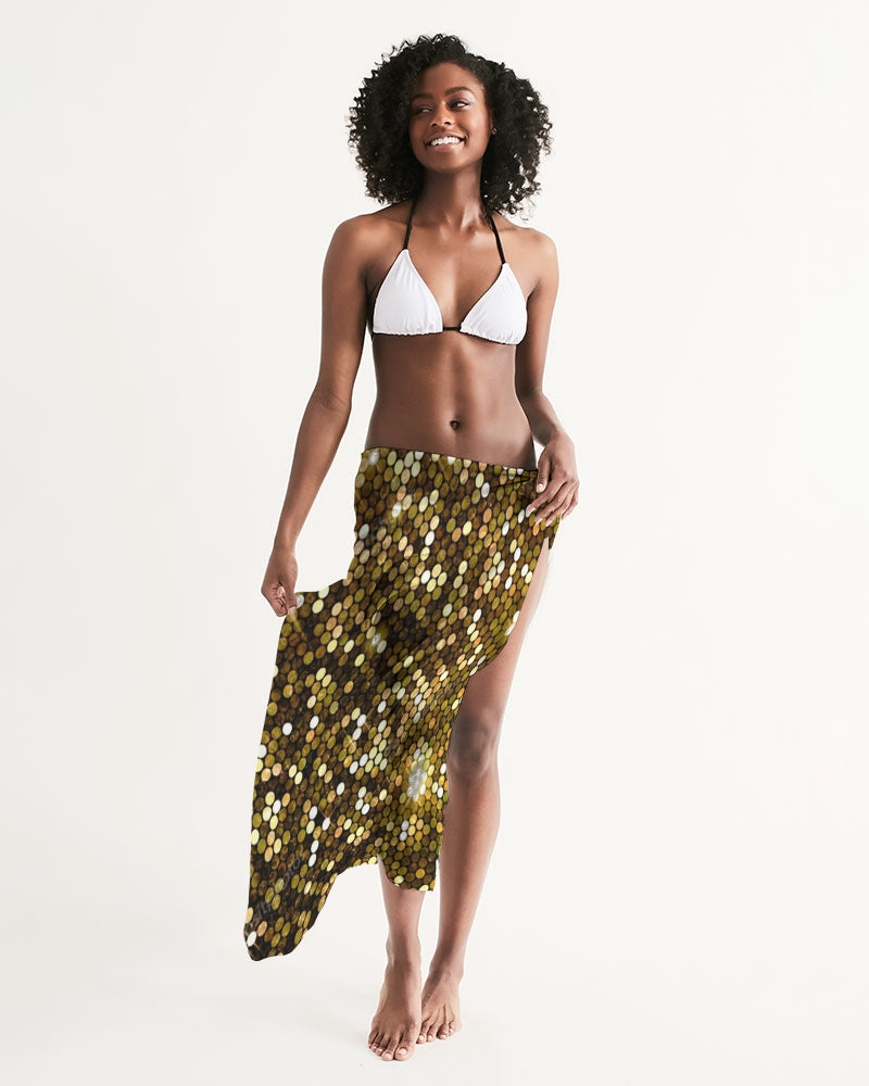 Gold Coruscate Swim Cover Up