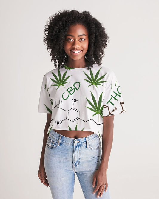 The Molecular Structures Women's Lounge Cropped Tee