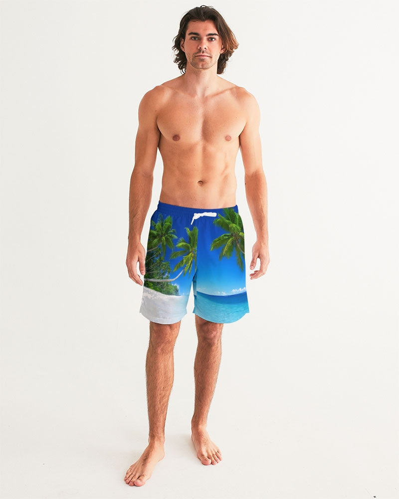 Beach Palms Men's Swim Trunk