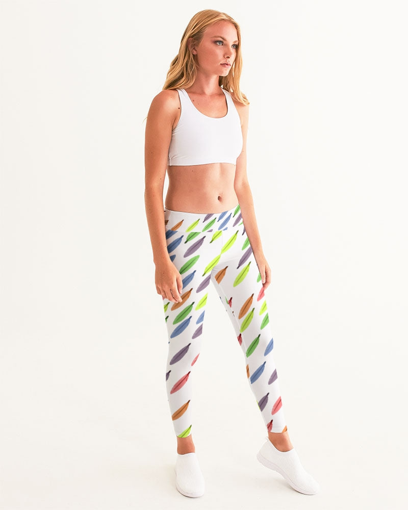 Light Neon Rainbow Women's Yoga Pants