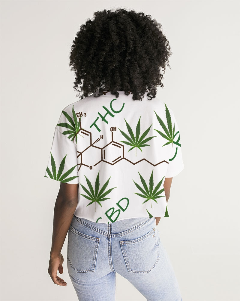 The Molecular Structures Women's Lounge Cropped Tee