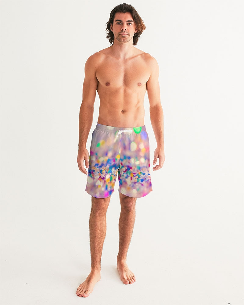 Rainbow Jewels Coruscate Men's Swim Trunk