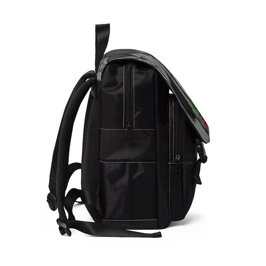 B/W Nip Smoke - Unisex Casual Shoulder Backpack