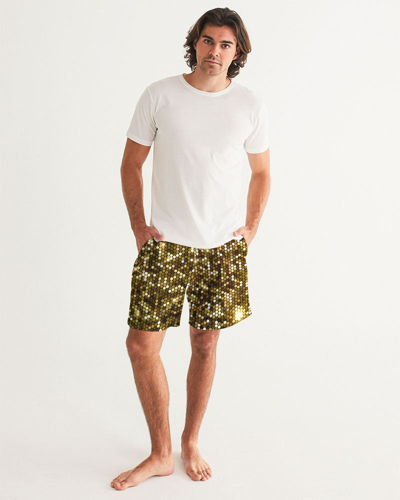 Gold Coruscate Men's Swim Trunk