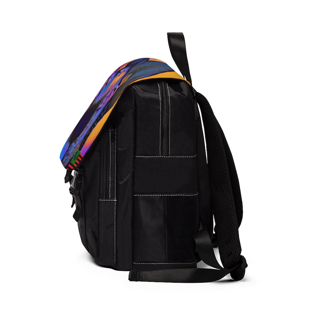 Color Nip Smoke - Unisex Casual Shoulder Backpack