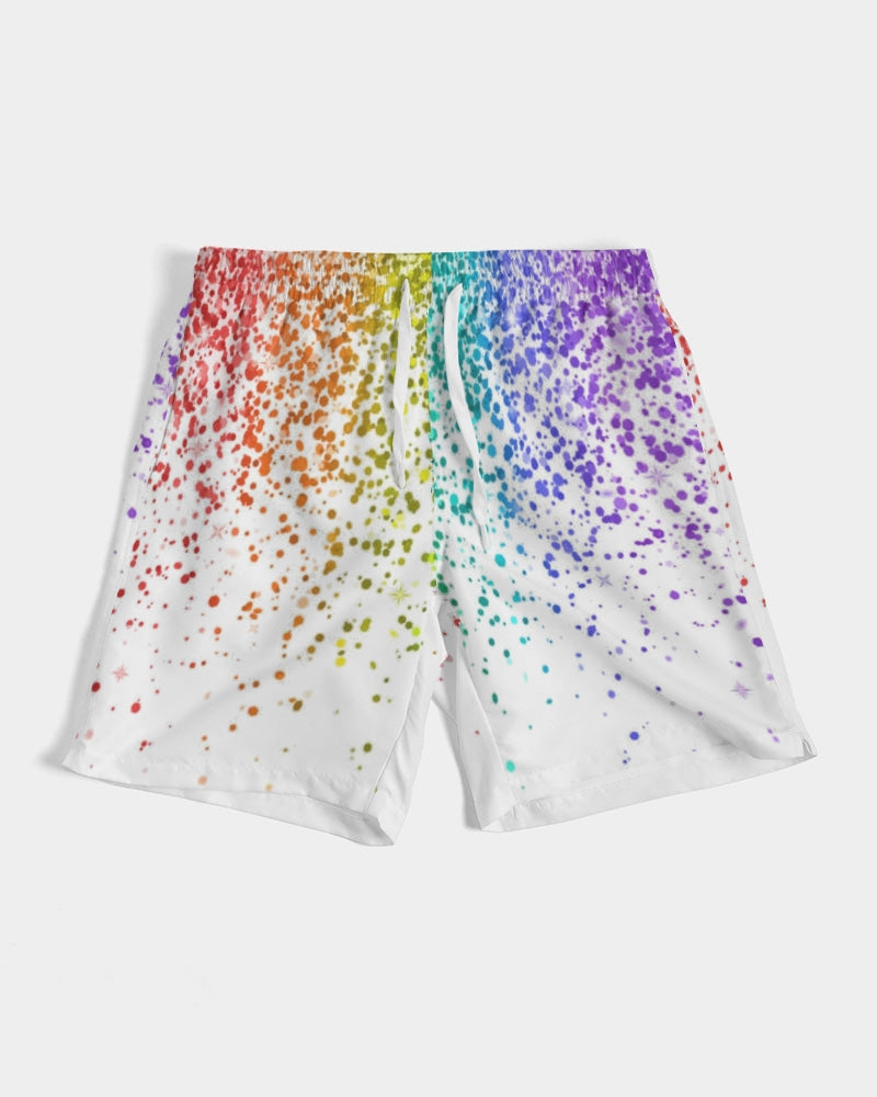 Rainbow Coruscate 2 Men's Swim Trunk