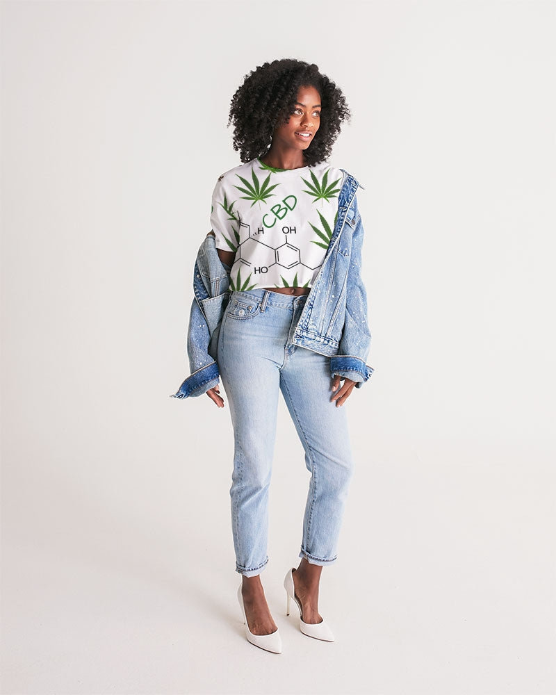 The Molecular Structures Women's Lounge Cropped Tee