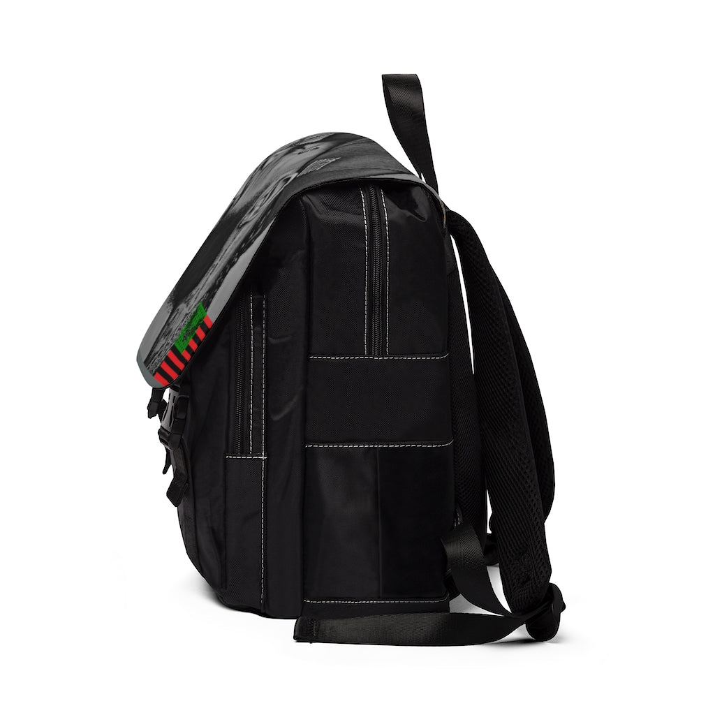 B/W Nip Smoke - Unisex Casual Shoulder Backpack