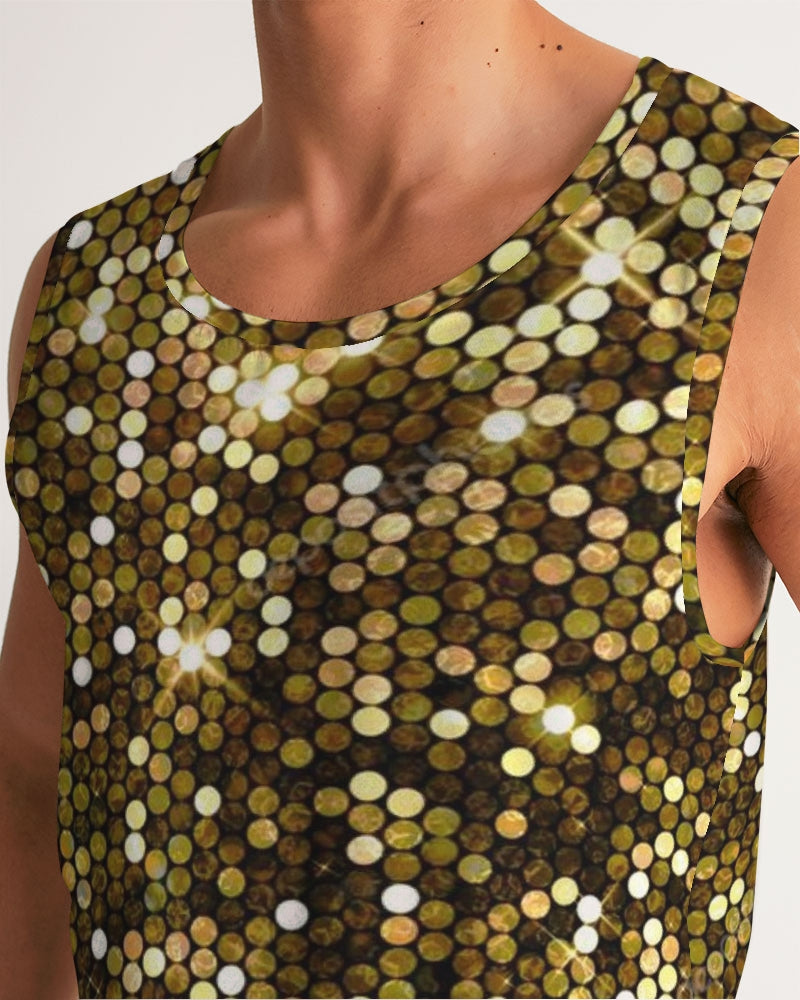 Gold Coruscate Men's Sports Tank