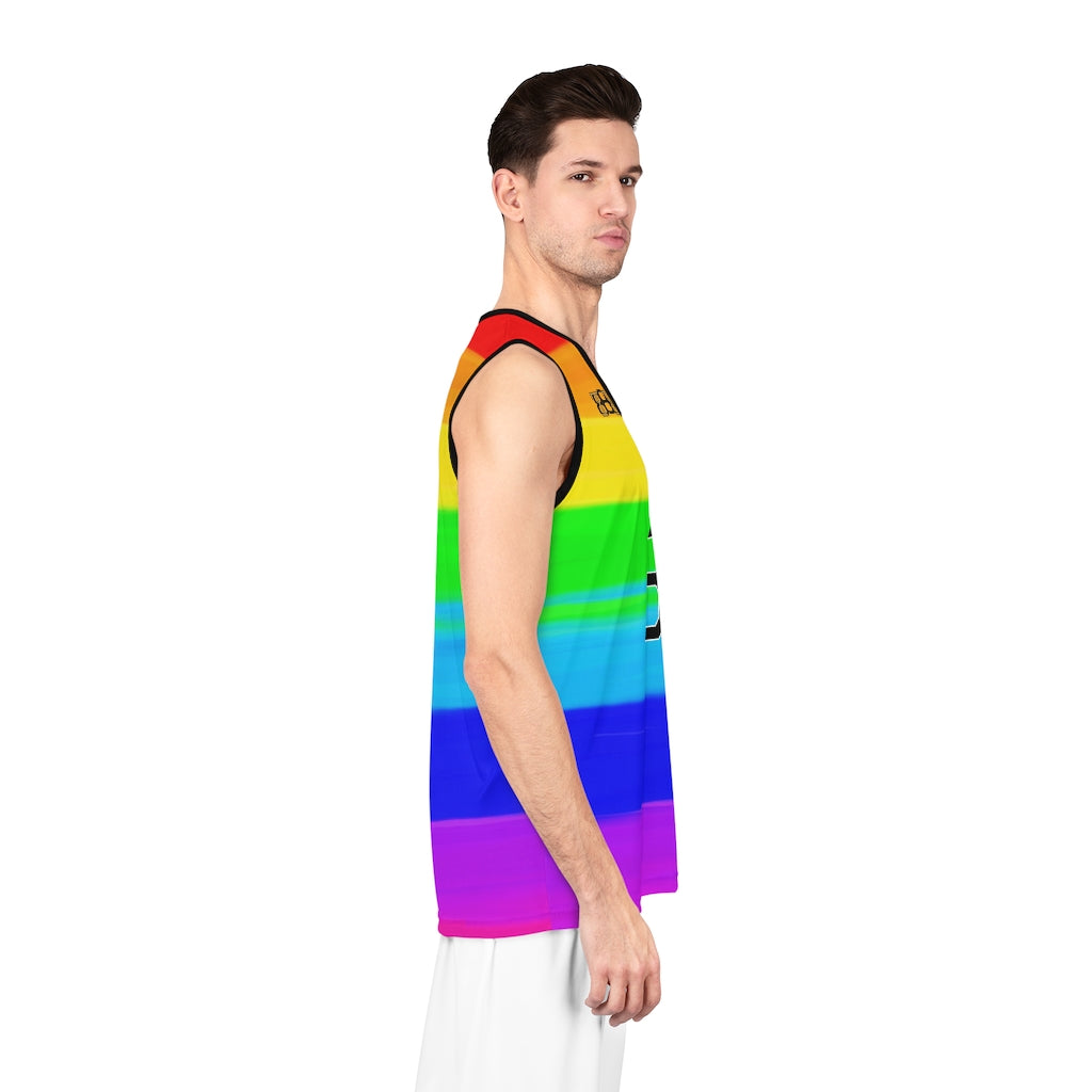 Pride 2022 Rainbow Basketball Jersey