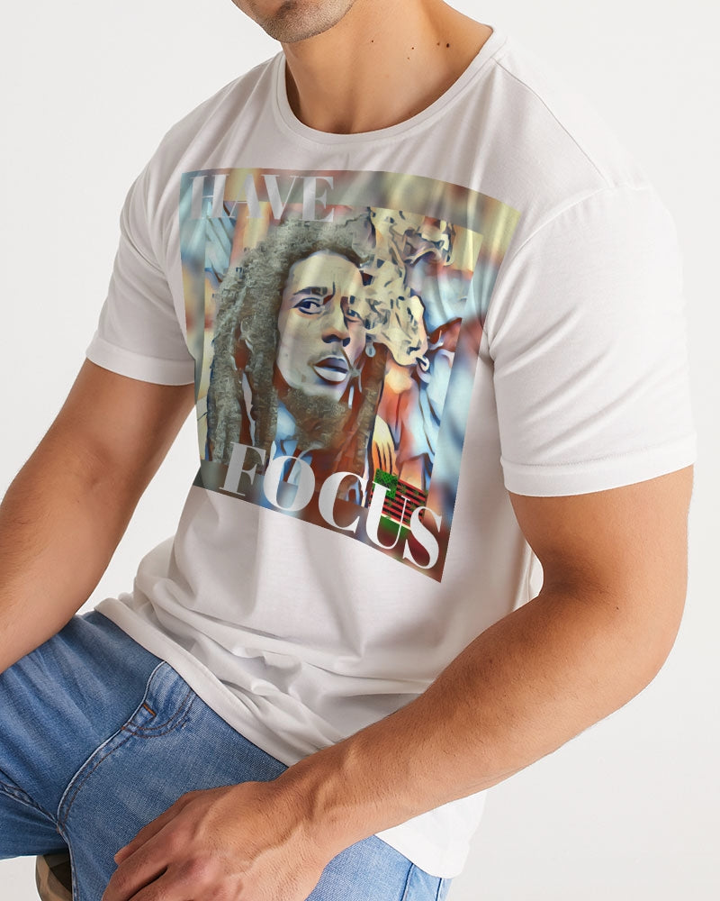 Have Focus "Bob Marley" Blue Men's Tee