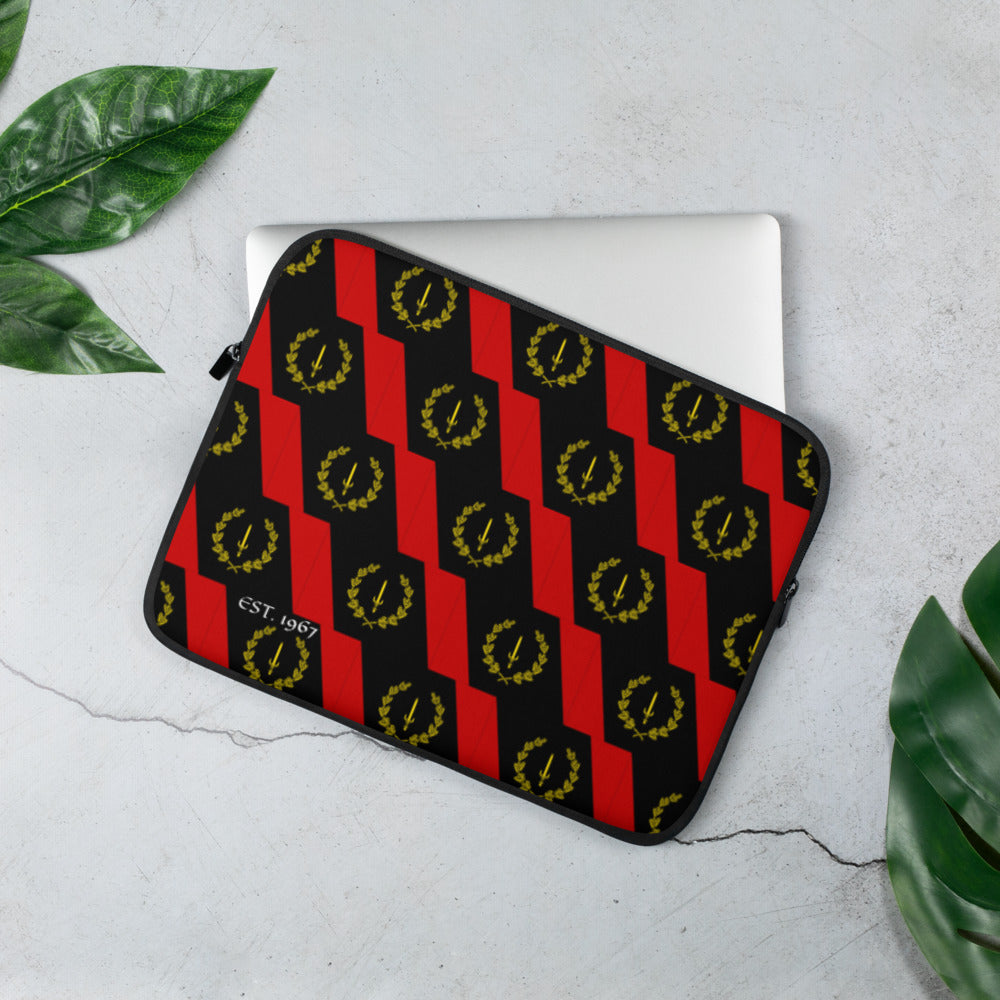 Black American Heritage Flag Laptop Sleeve - Multi