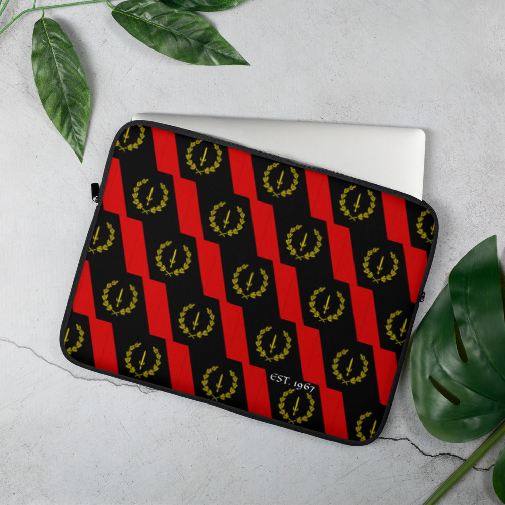 Black American Heritage Flag Laptop Sleeve - Multi