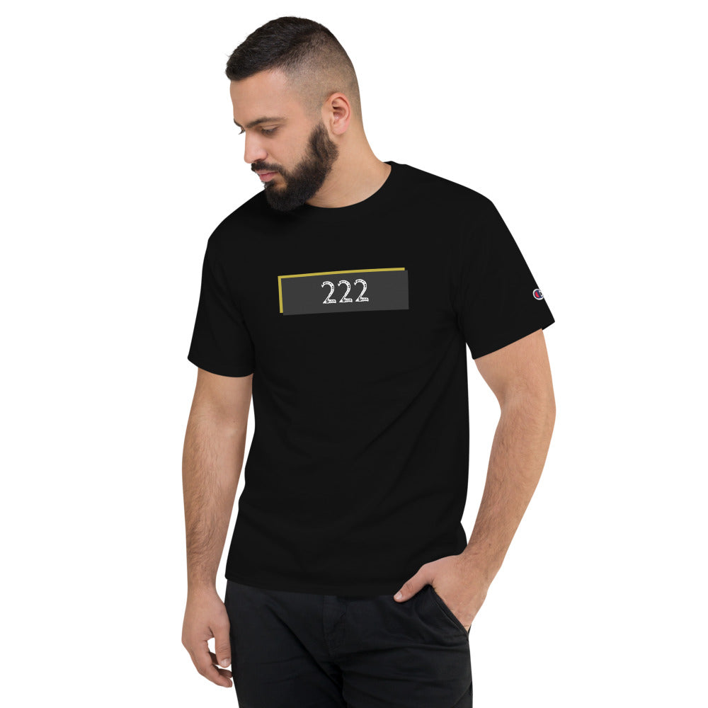 Numerology 222 - Men's Black Champion T-Shirt