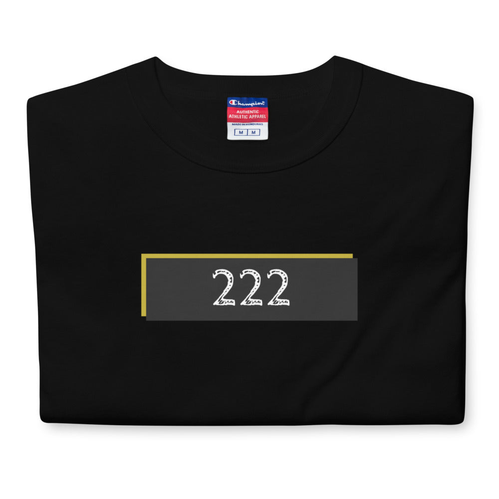 Numerology 222 - Men's Black Champion T-Shirt