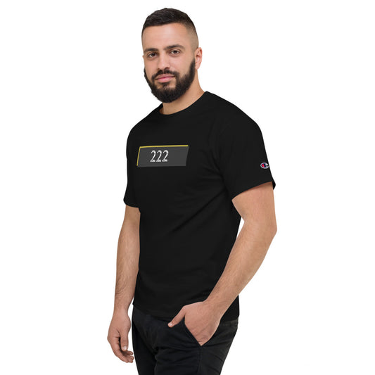 Numerology 222 - Men's Black Champion T-Shirt