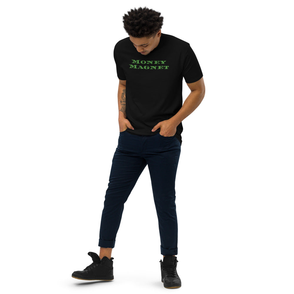 Green Money Magnet Men’s premium heavyweight tee