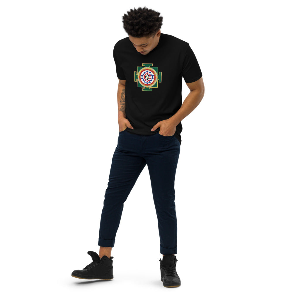 Sri Yantra 1 Men’s premium heavyweight tee