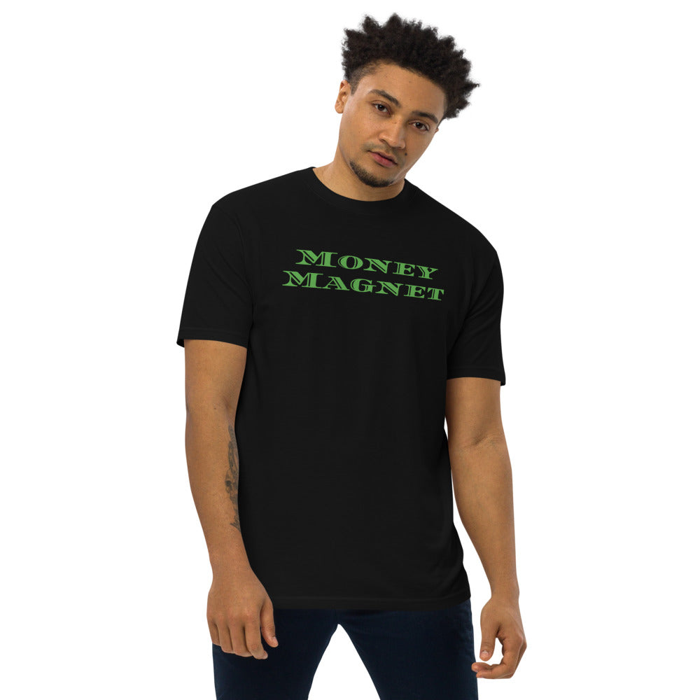 Green Money Magnet Men’s premium heavyweight tee