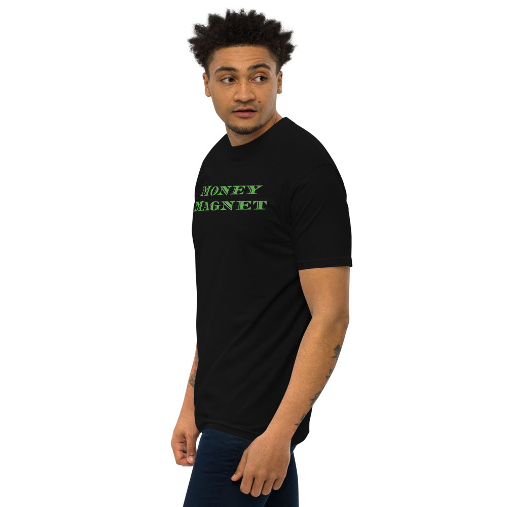 Green Money Magnet Men’s premium heavyweight tee