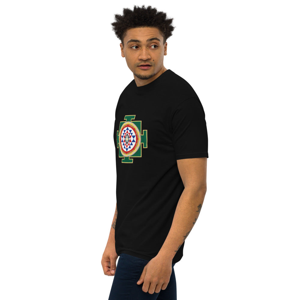 Sri Yantra 1 Men’s premium heavyweight tee