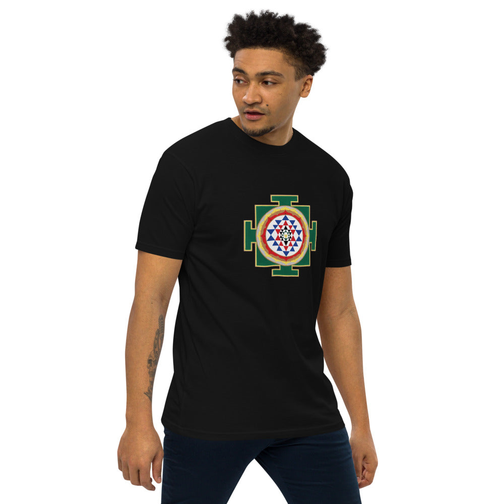 Sri Yantra 1 Men’s premium heavyweight tee