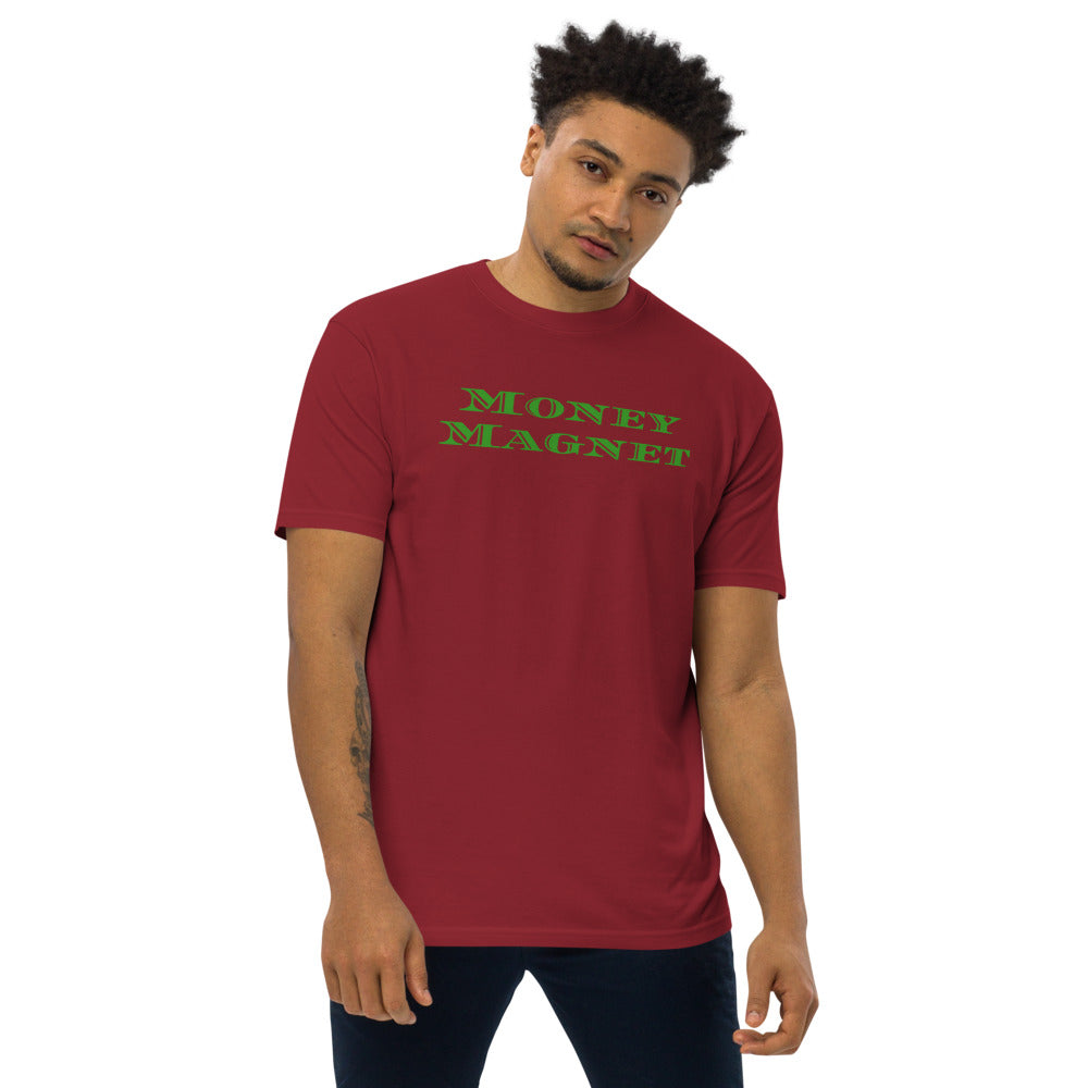 Green Money Magnet Men’s premium heavyweight tee