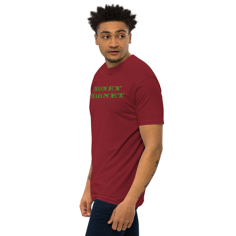 Green Money Magnet Men’s premium heavyweight tee