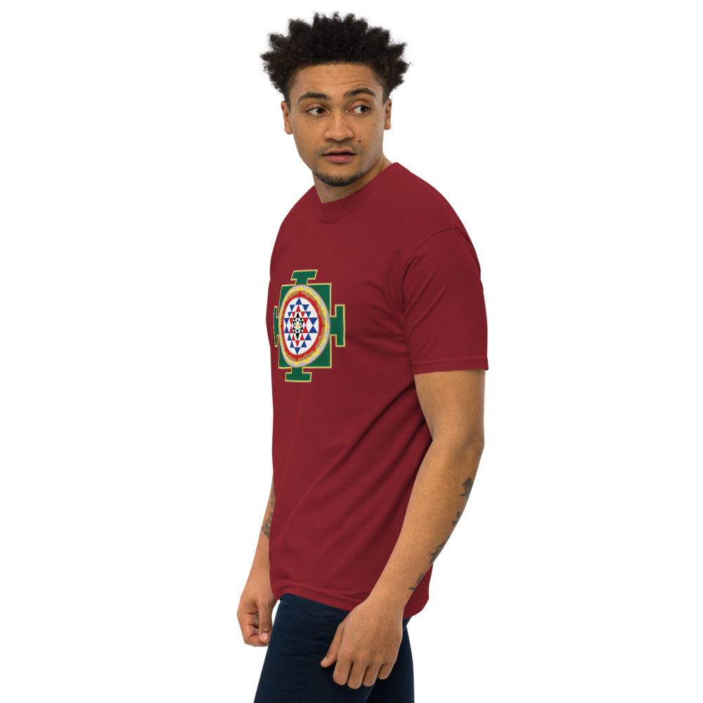 Sri Yantra 1 Men’s premium heavyweight tee