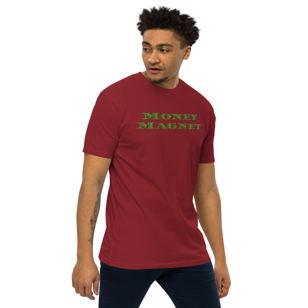 Green Money Magnet Men’s premium heavyweight tee