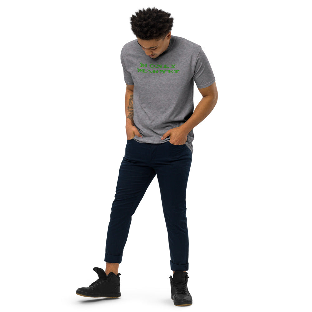 Green Money Magnet Men’s premium heavyweight tee