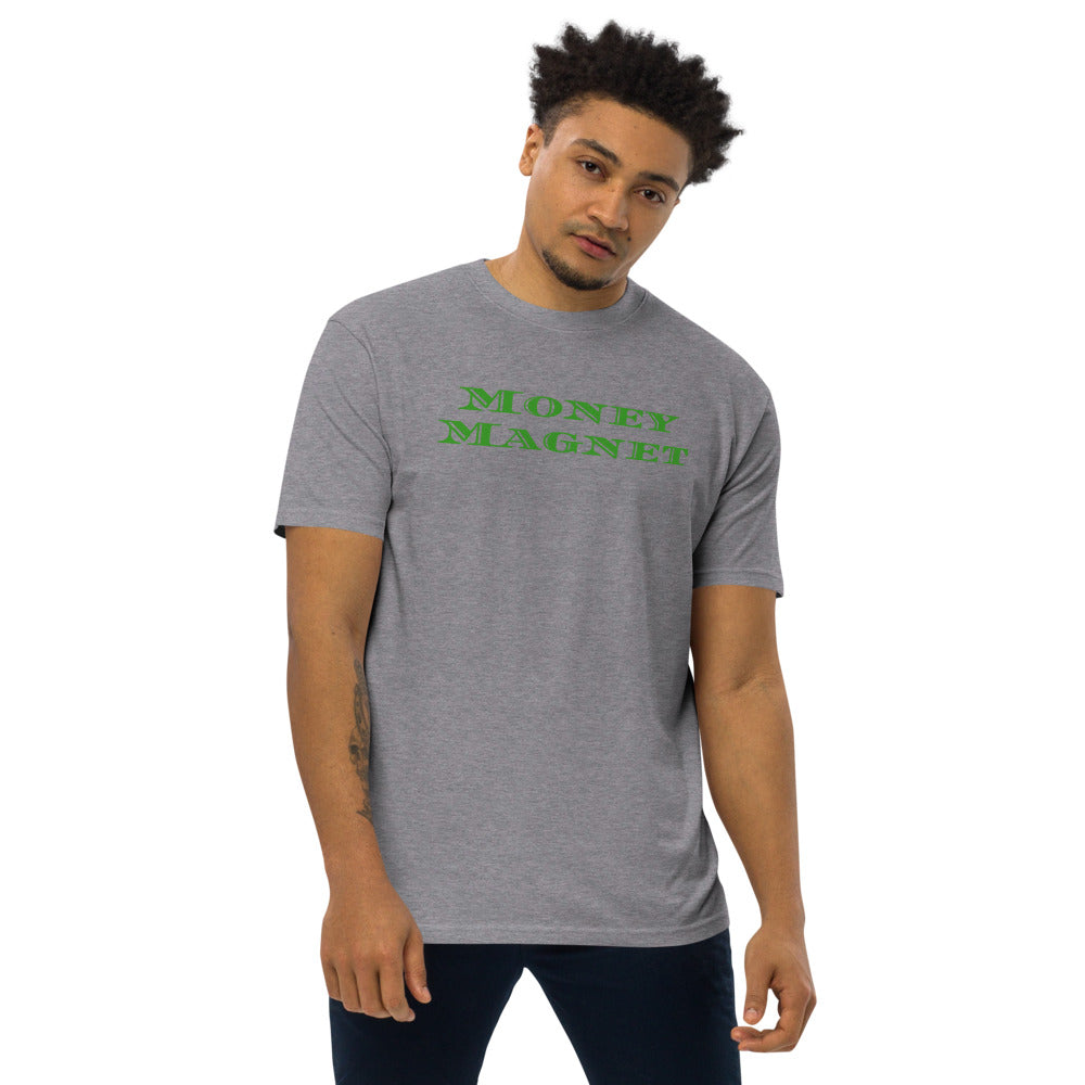 Green Money Magnet Men’s premium heavyweight tee